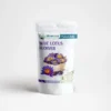 Blue Lotus sušeni cvetovi u beloj kesici od 21g sa ljubičastim laticama u činiji
